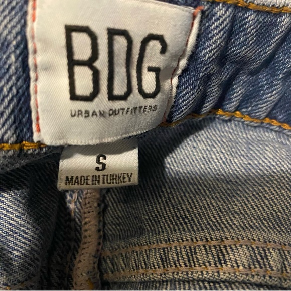 BDG Urban Outfitters High Waisted Raw Hem Denim Skirt Size S - Picture 8 of 9